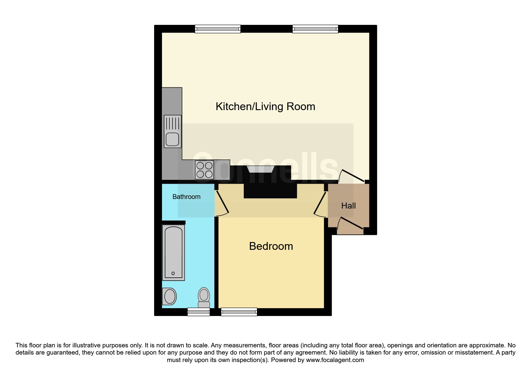 Flat 1, 26, High Street, Shaftesbury floorplan