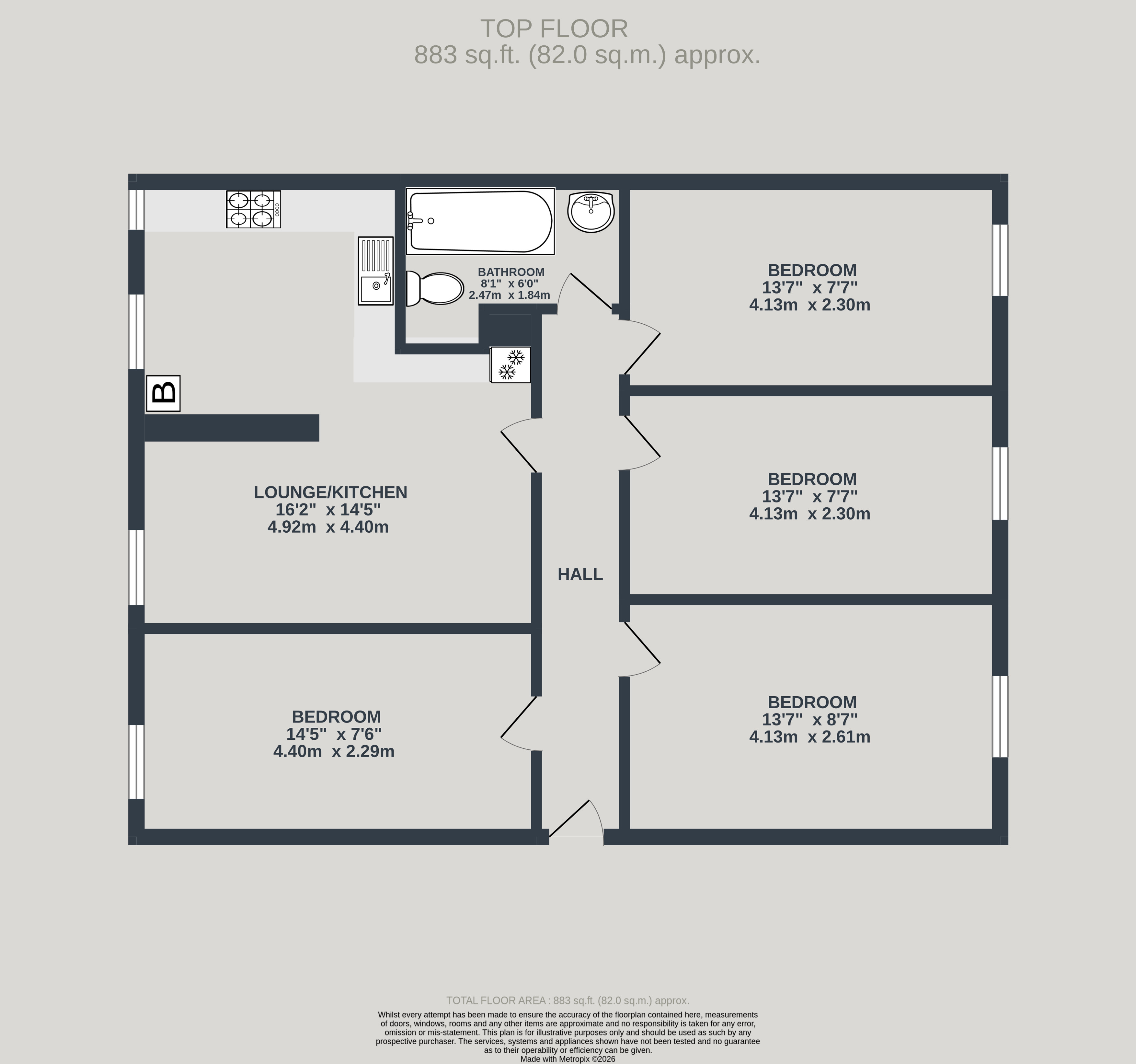 25, Kelso Heights, Leeds floorplan
