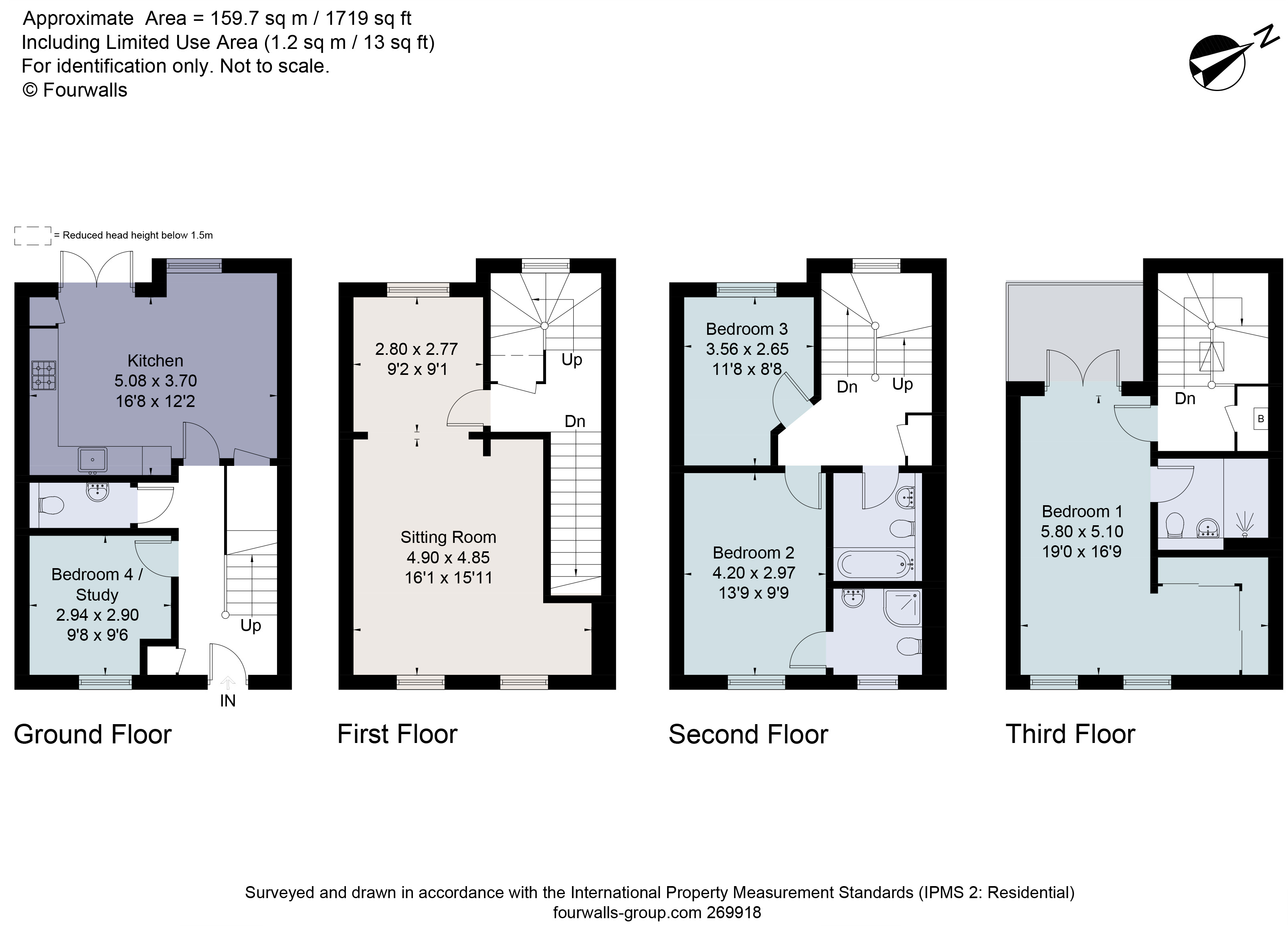 Gloucester Place, Cheltenham, Gloucestershire GL52, 4 bedroom end