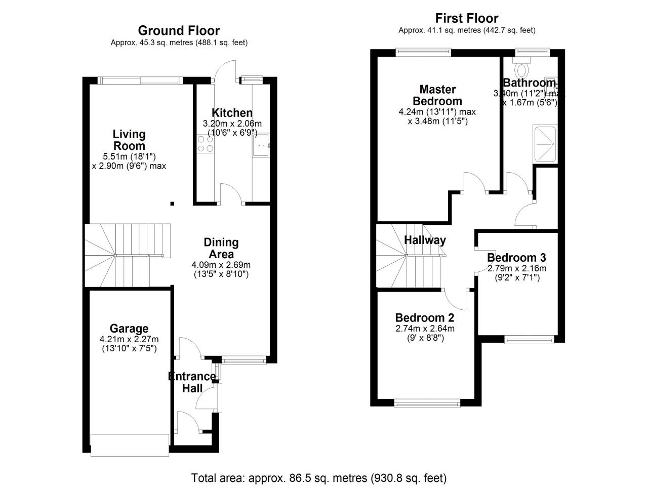 Shaftesbury Way, Royston Hertfordshire floorplan