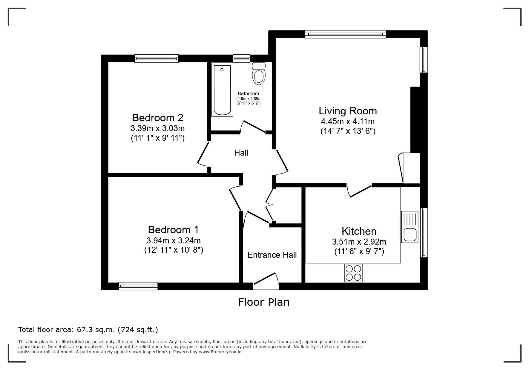 3, Caddam Place, Coupar Angus floorplan