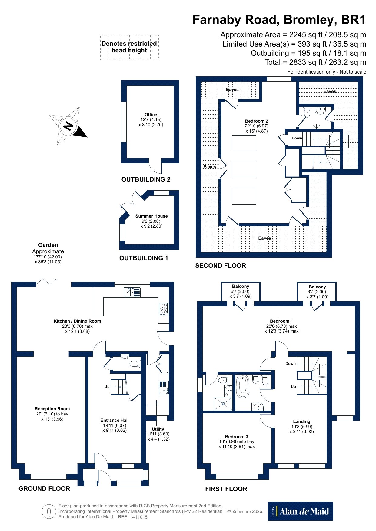 105, Farnaby Road, Bromley floorplan