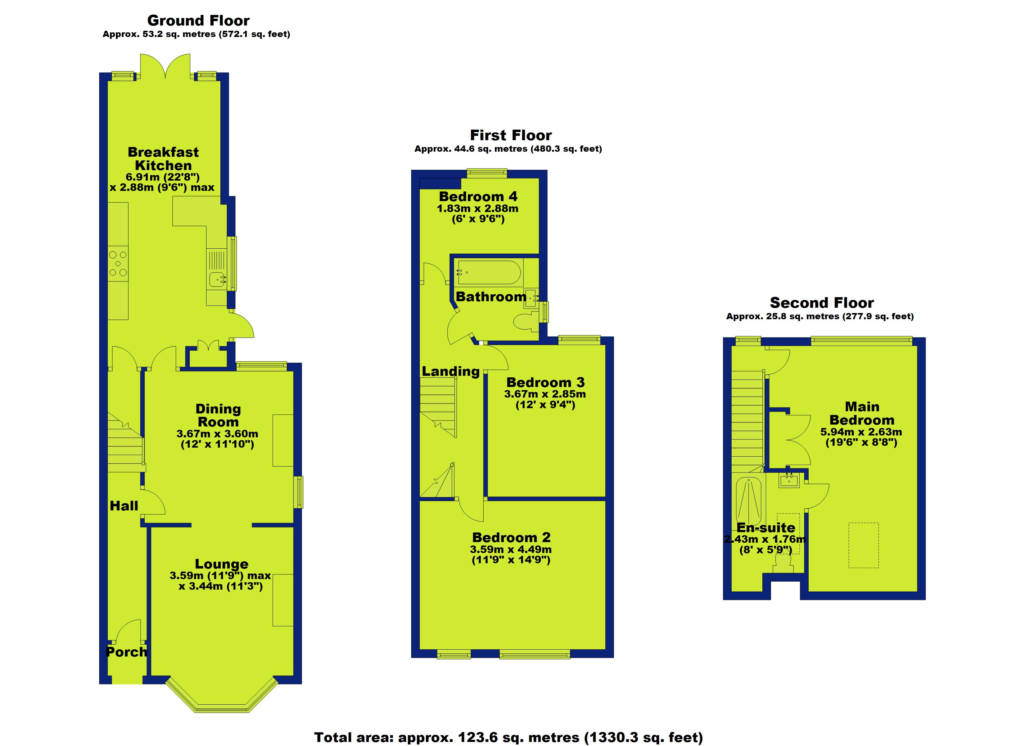 Lady Bay Road, West Bridgford, Nottingham NG2, 4 bedroom semidetached