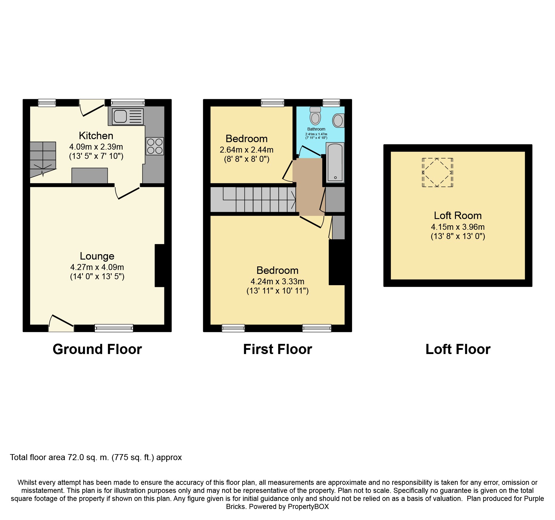2 Bedrooms Terraced house for sale in Armley Ridge Terrace, Leeds LS12