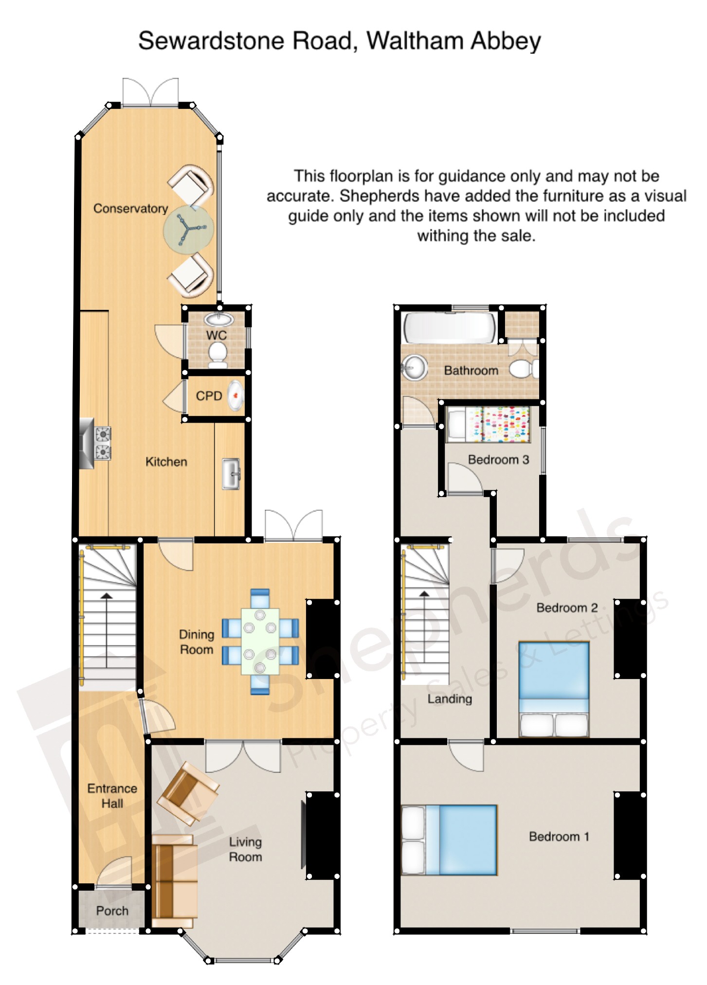 3 Bedrooms Semi-detached house for sale in Sewardstone Road, Waltham Abbey, Essex EN9