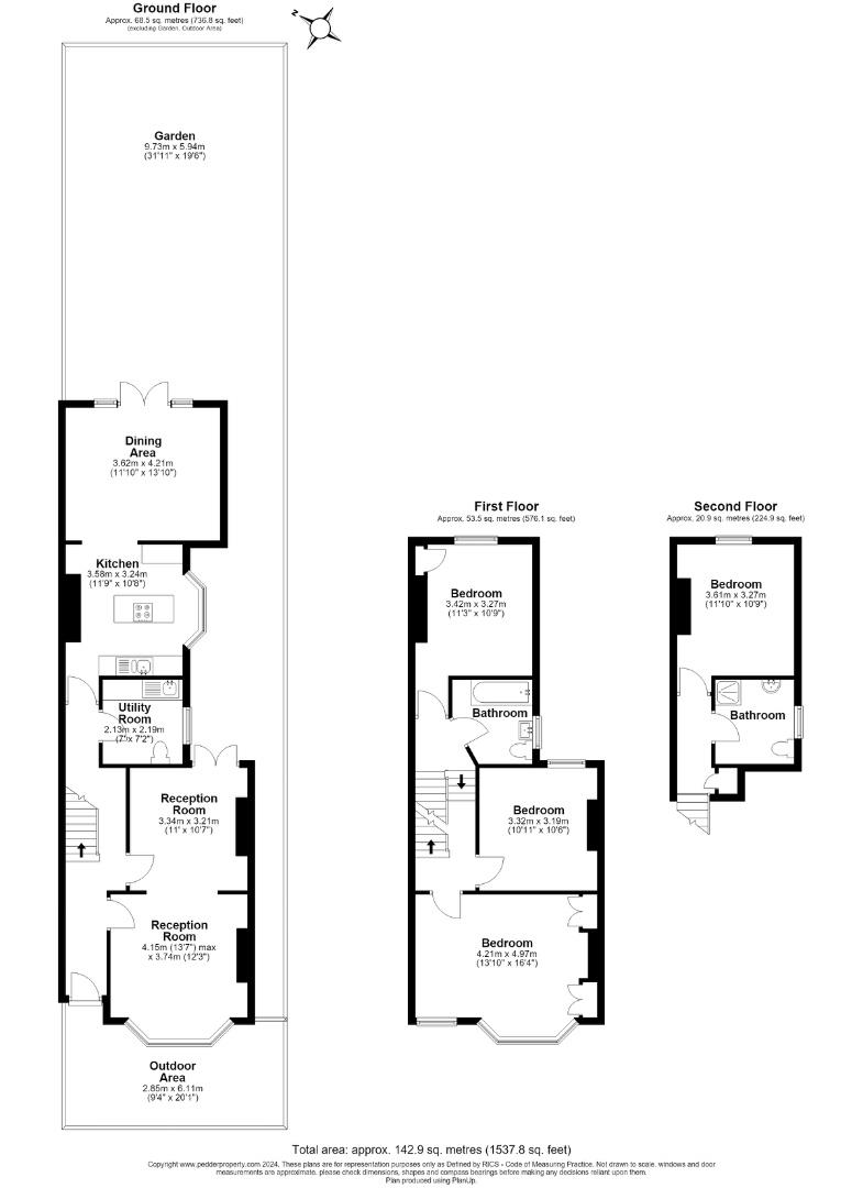 7, Marsden Road, London floorplan