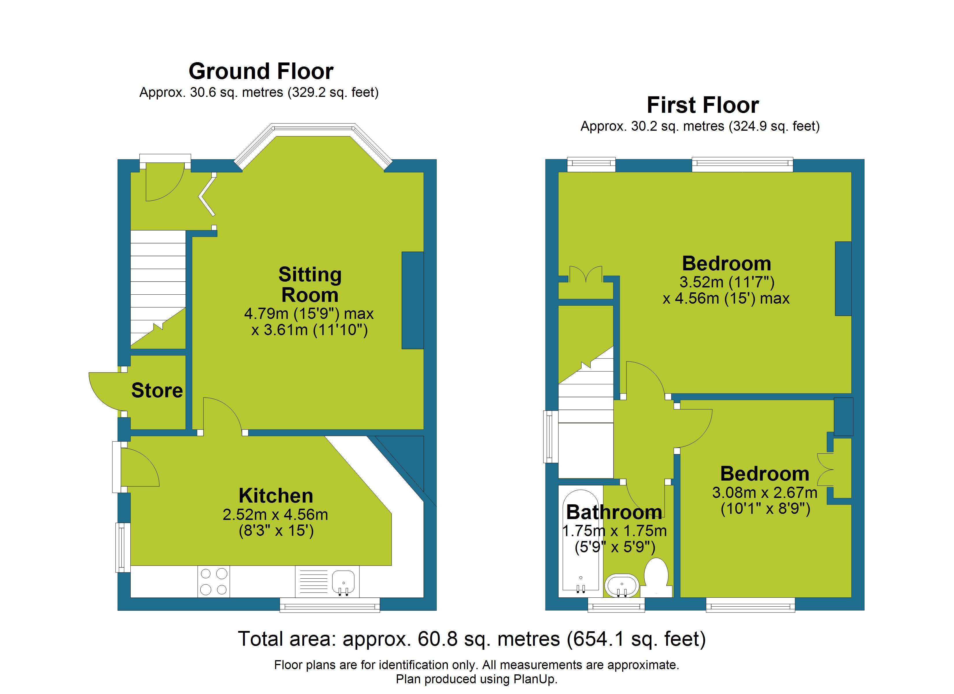 2 Bedrooms End terrace house for sale in Armytage Crescent, Lockwood, Huddersfield HD1