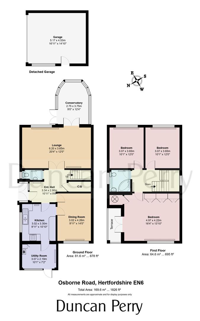 26, Osborne Road, Herts floorplan