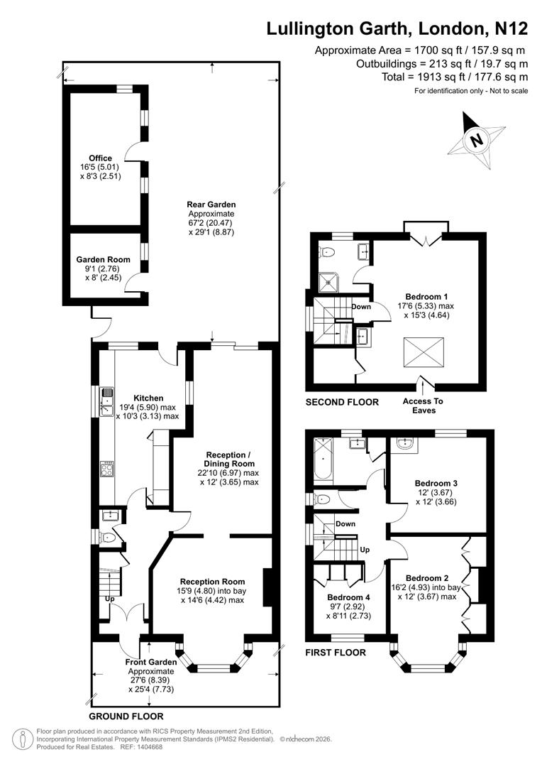 Lullington Garth, Woodside Park floorplan