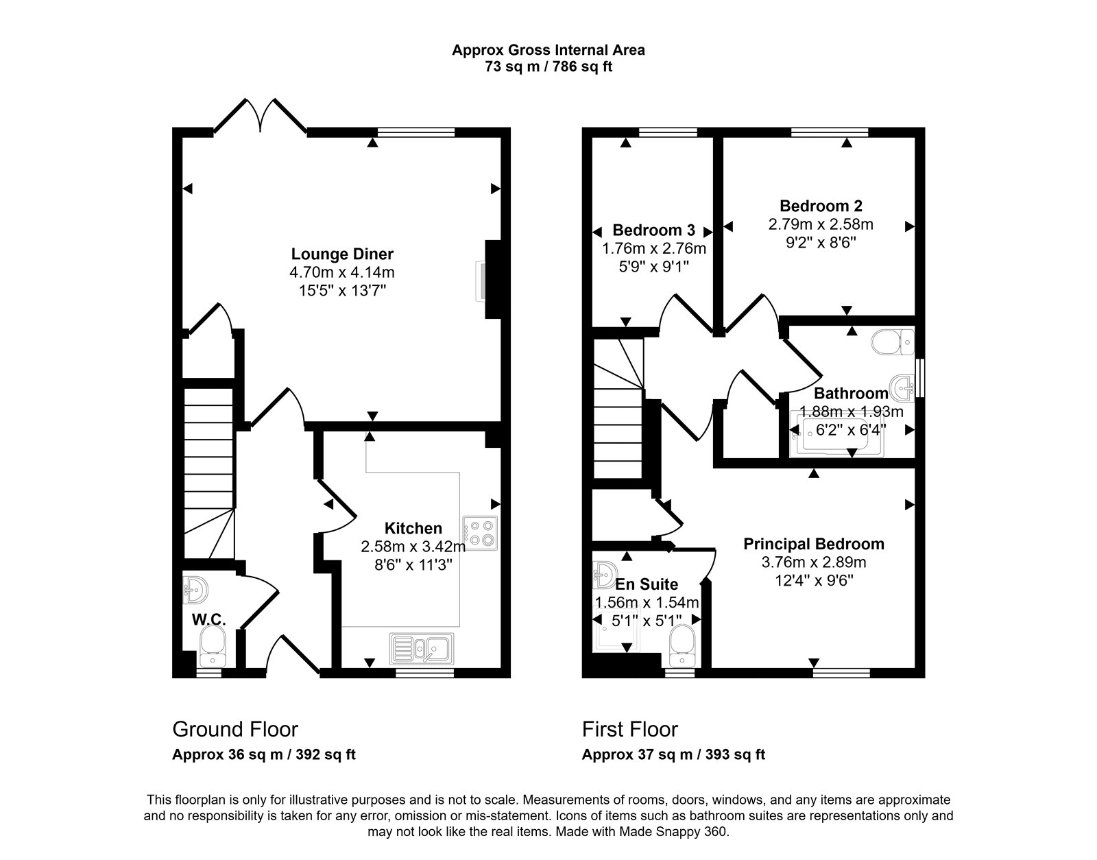 12, Leisler Gardens, Wiltshire floorplan