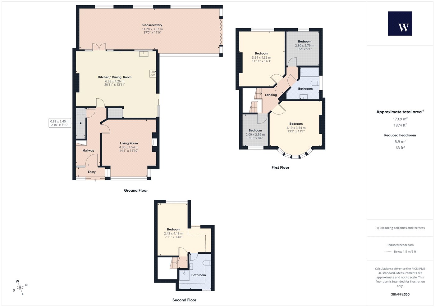 116, Wavertree Road, London floorplan