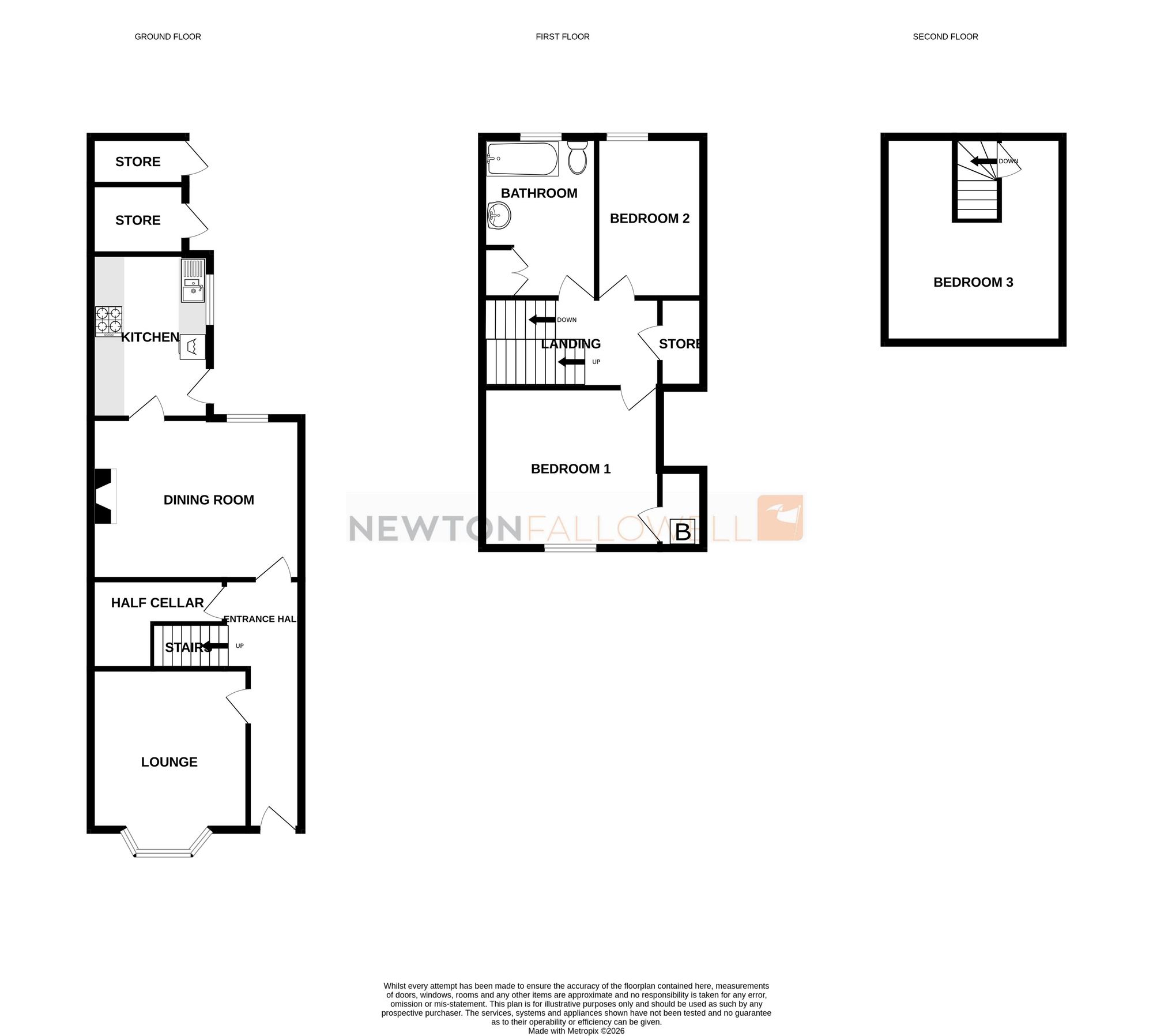 12 St. Annes Street, Grantham floorplan