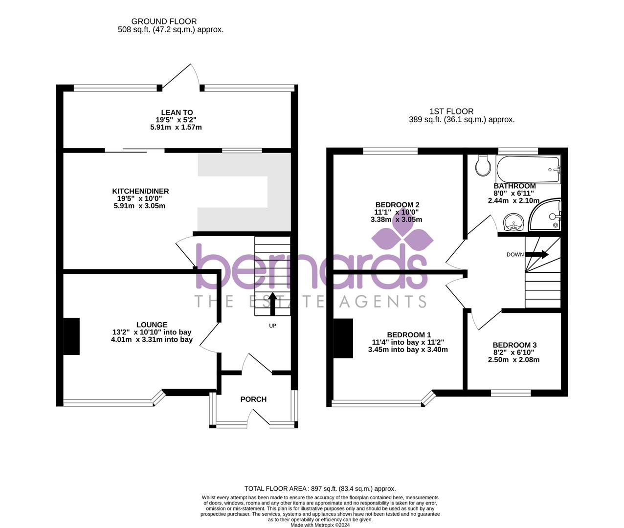 Fairfield Avenue, Fareham PO14, 3 bedroom terraced house for sale