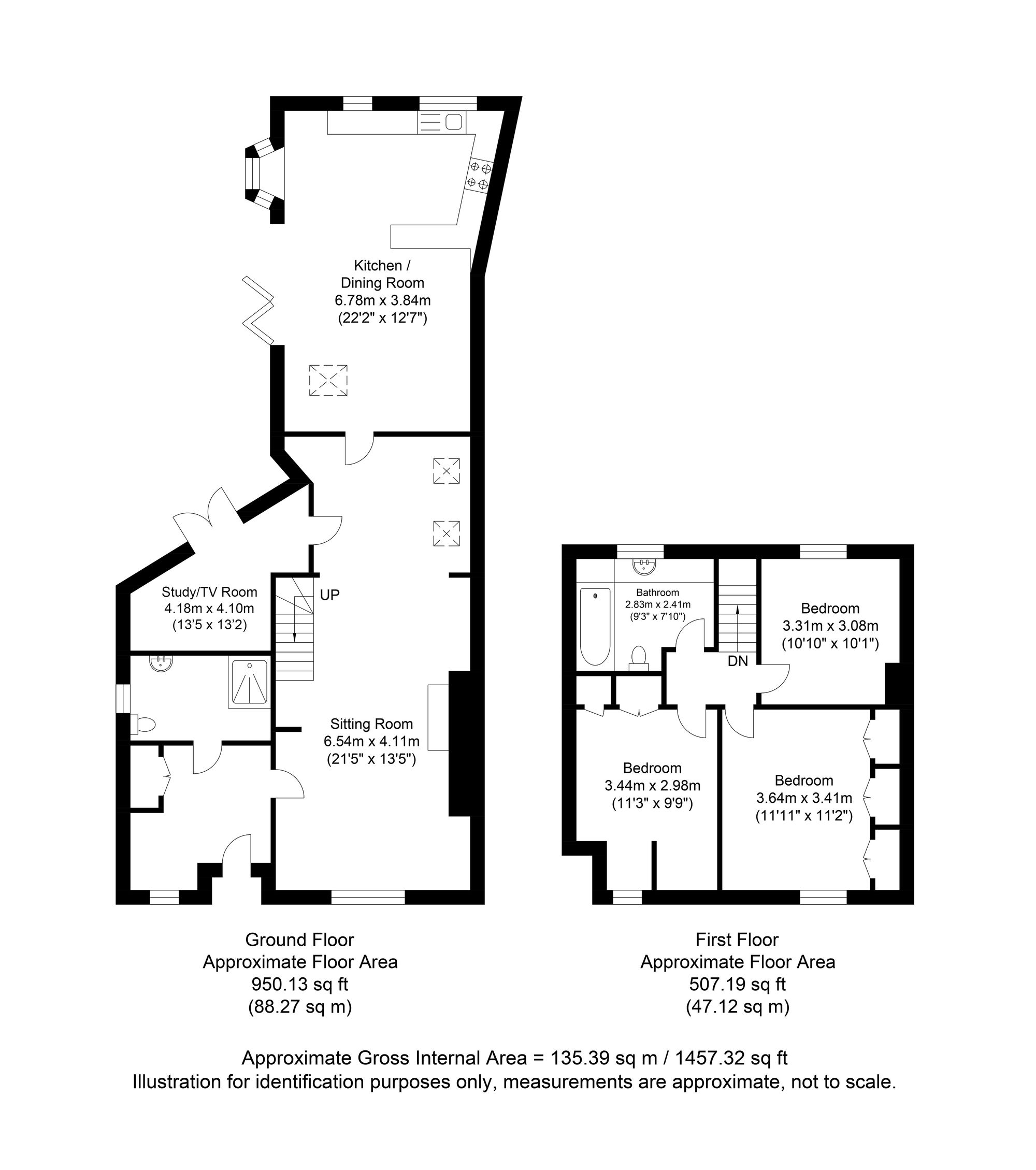 Appletree Cottage Church Lane, Lewes floorplan