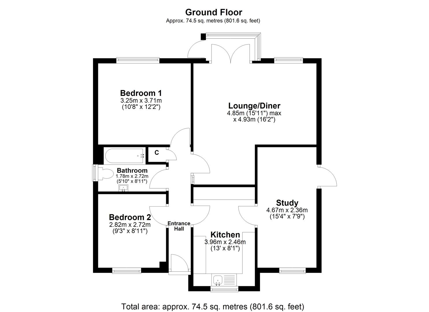 29, Robert Westall Way, North Shields floorplan