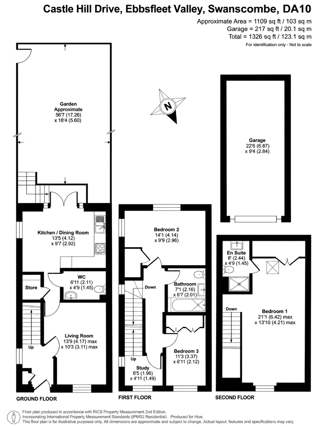 Castle Hill Drive, Kent floorplan