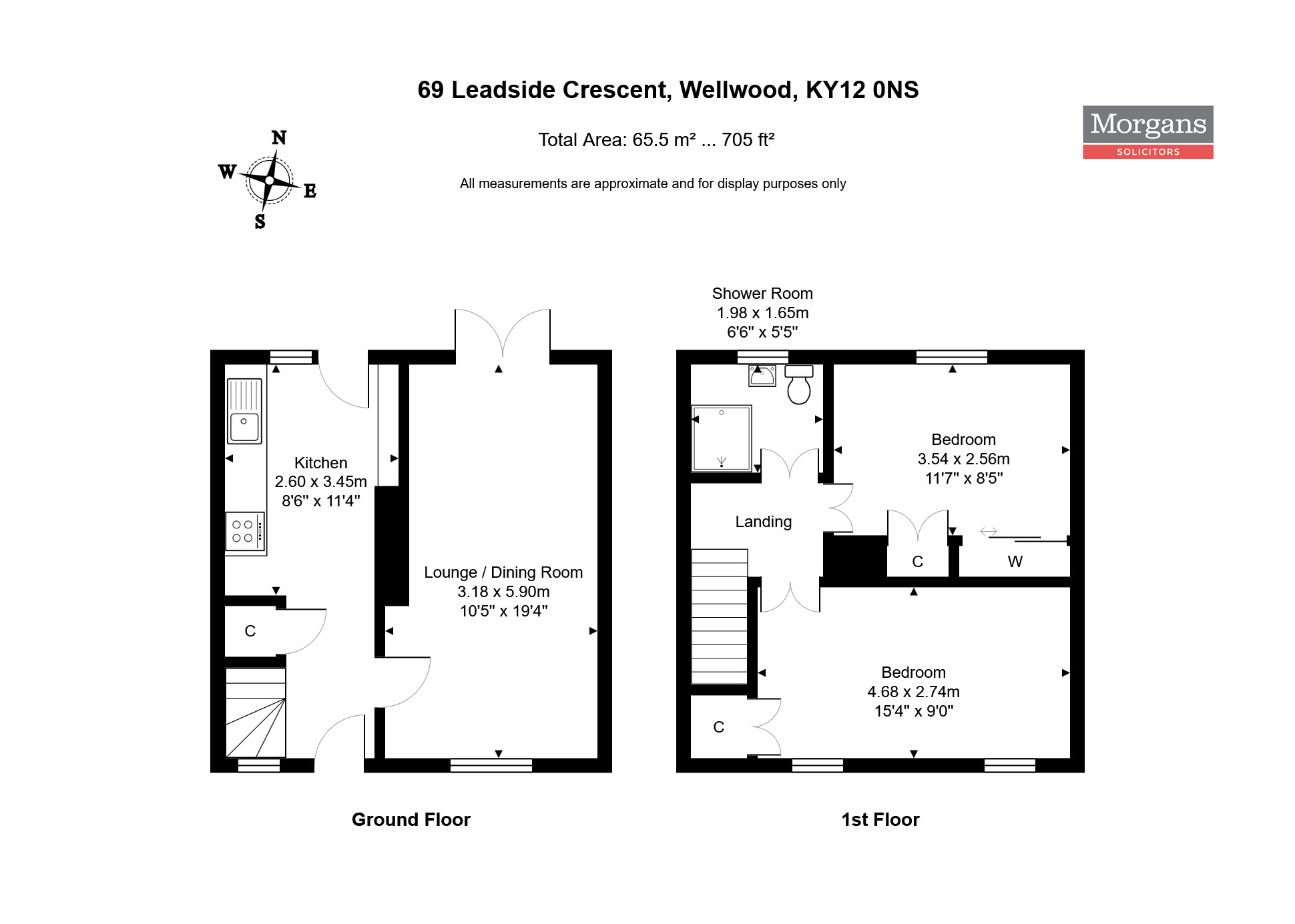 69, Leadside Crescent, Dunfermline floorplan