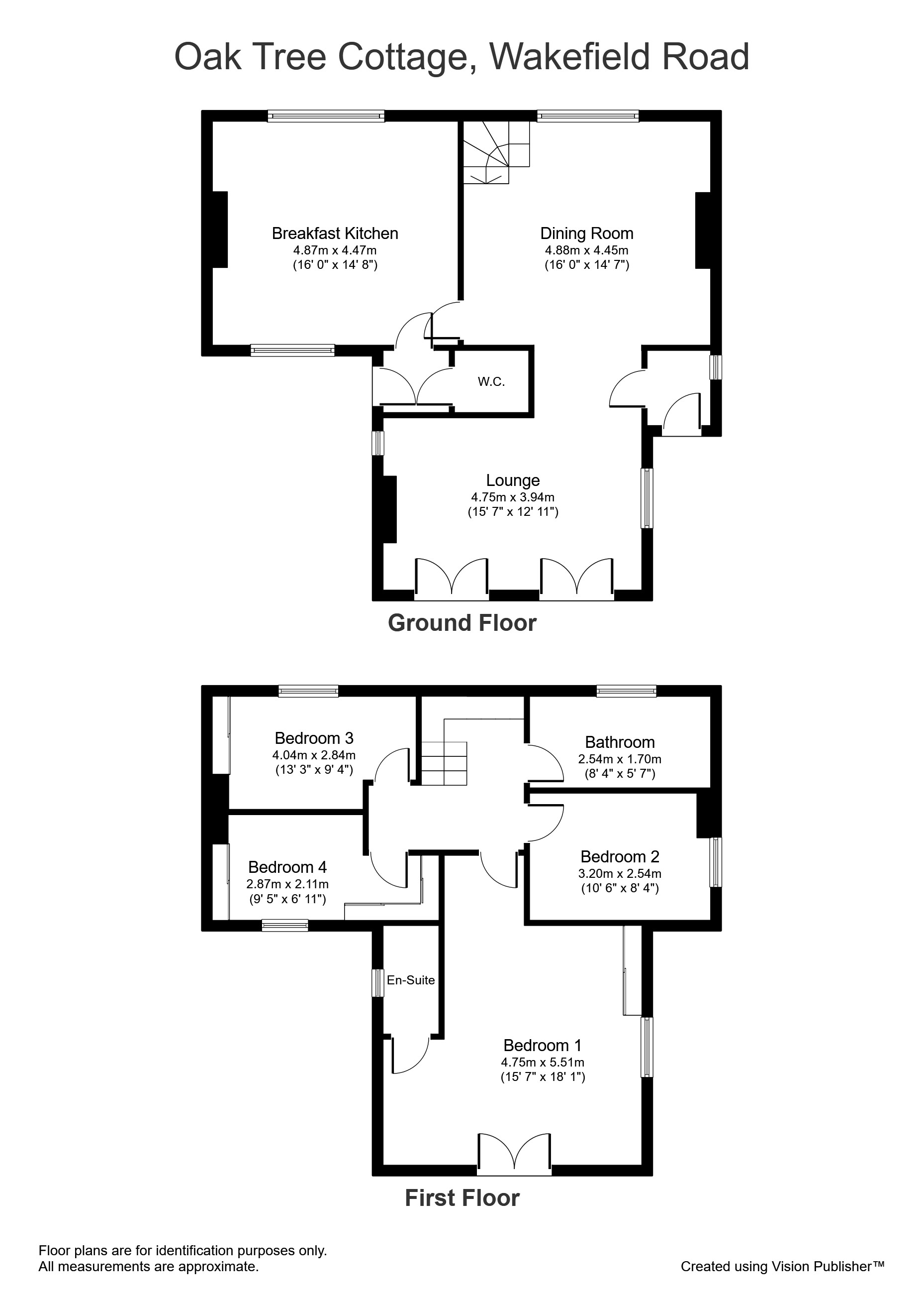Oak Tree Cottage, 148, Wakefield Road, Huddersfield floorplan