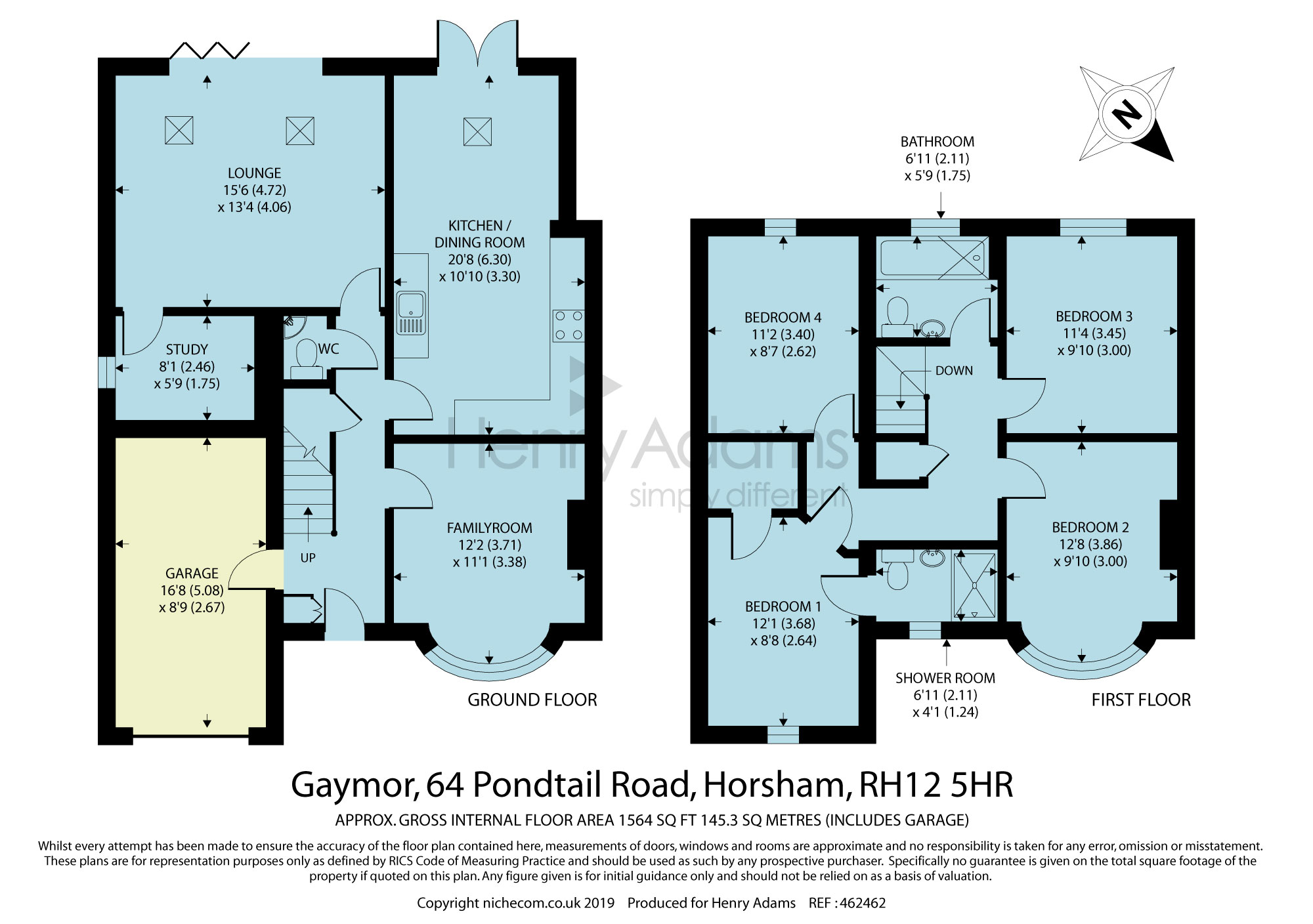 4 Bedrooms Semi-detached house for sale in Pondtail Road, Horsham RH12