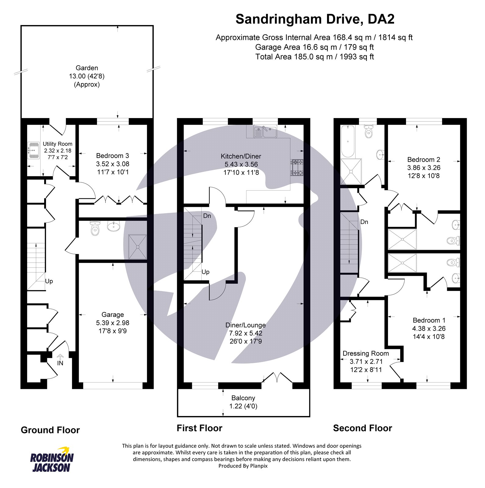 98, Sandringham Drive, Kent floorplan