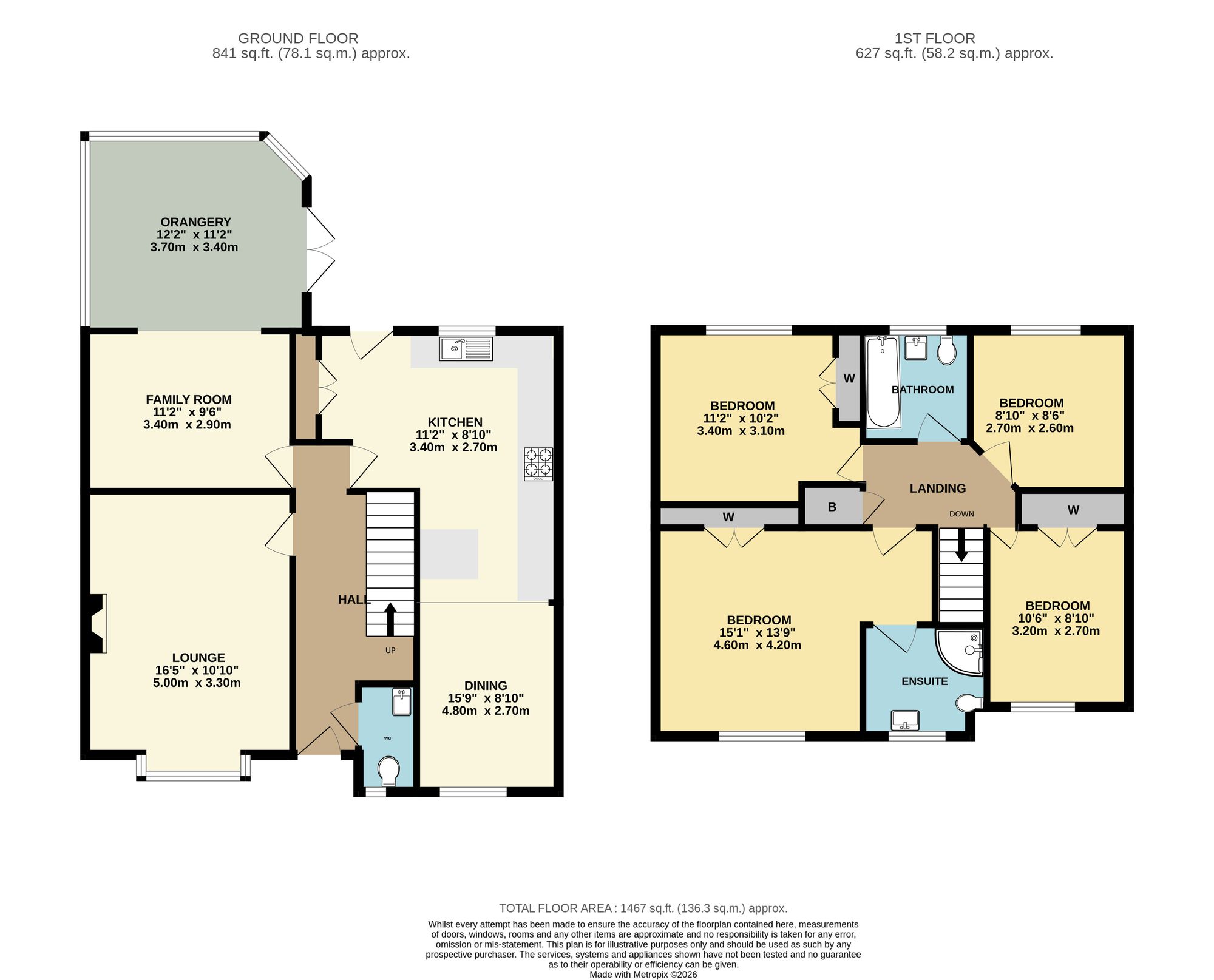 6 Foxglove Avenue, Ormskirk floorplan