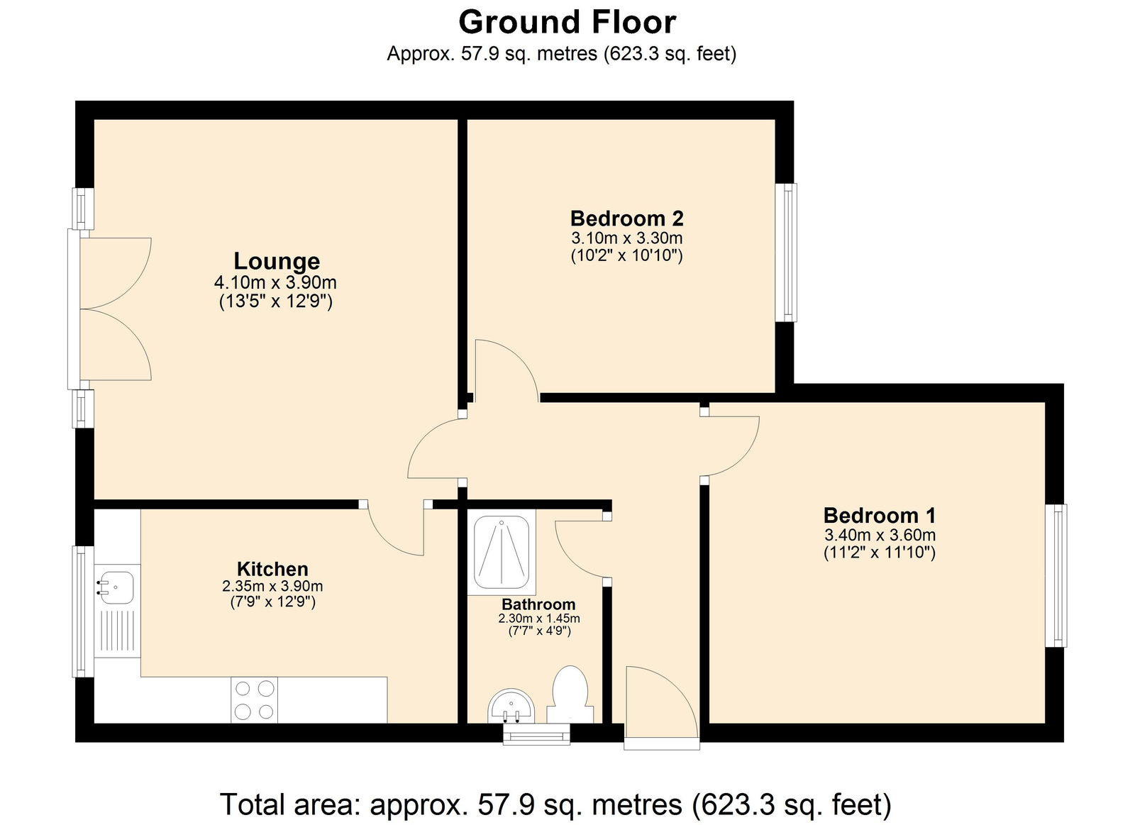 11, Central Drive, Wigan floorplan