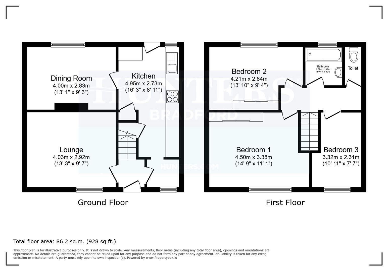 13, Woodbrook Place, Halifax floorplan