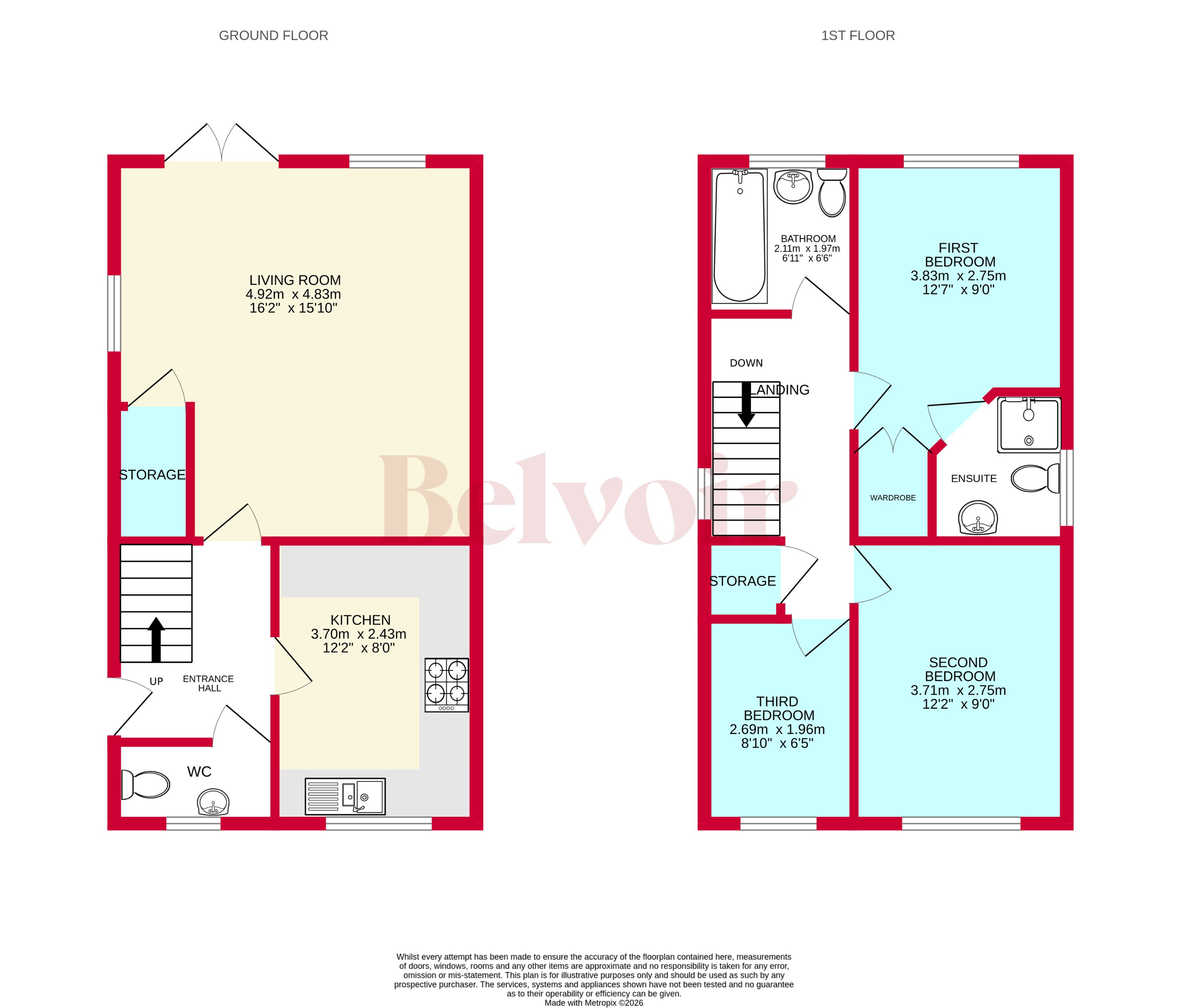 1, Locketts Court, Cannock floorplan