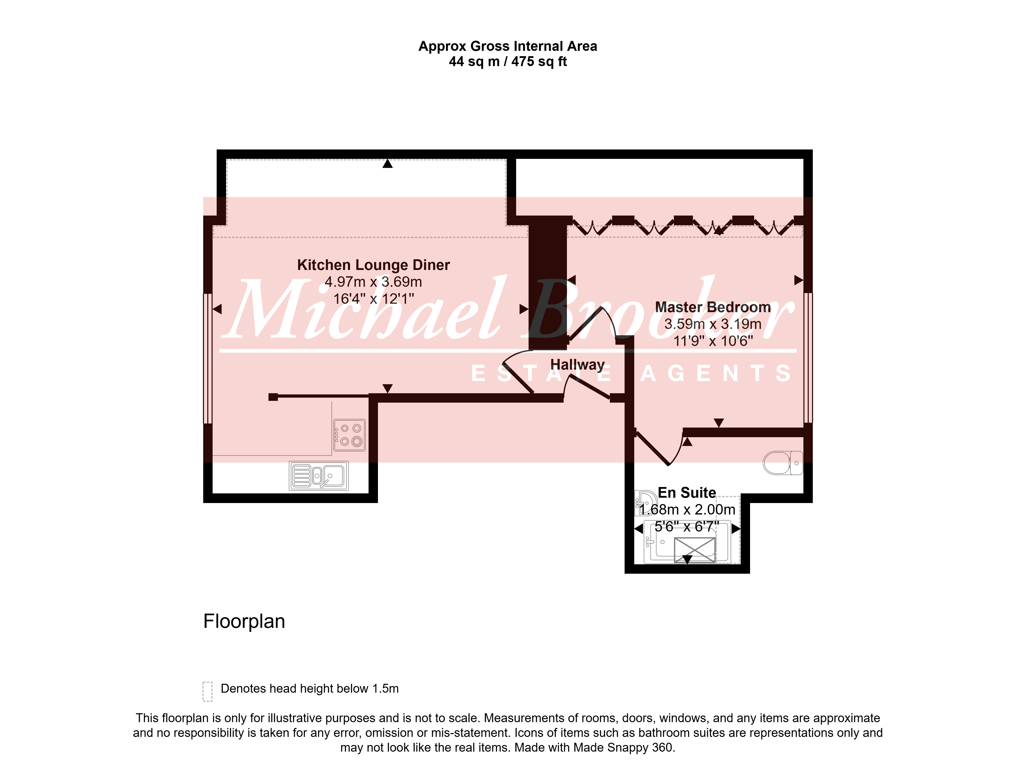 Flat 5, Beecholme,, Crowborough Hill, East Sussex floorplan
