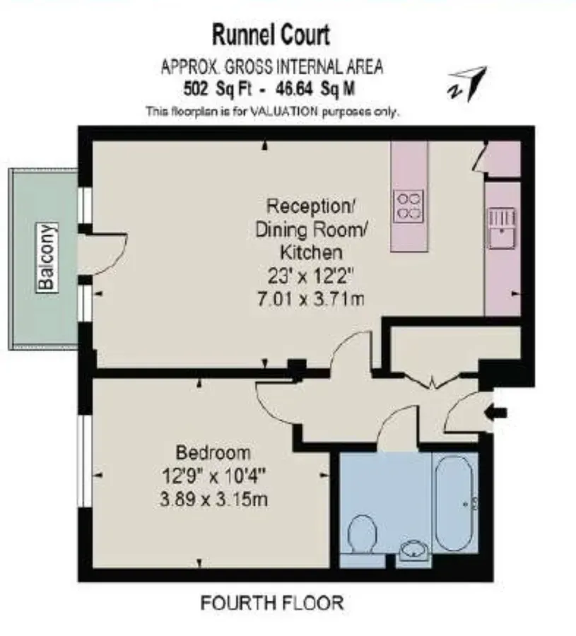 23, Spring Place, Barking floorplan