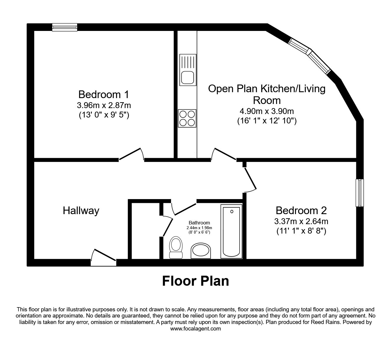 Apartment 303, 3, North Bank, South Yorkshire floorplan