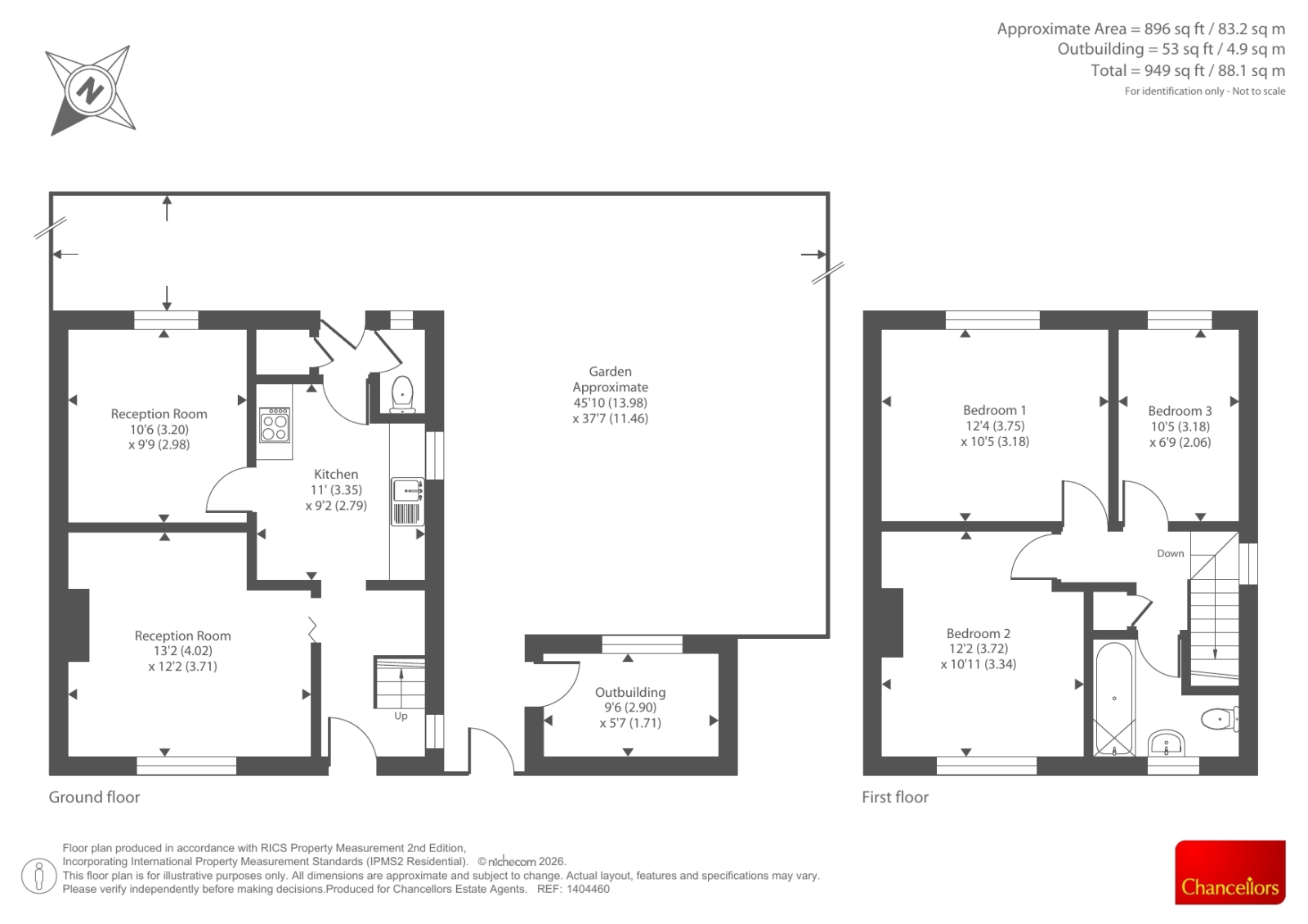 8 QUEENS CLOSE, Botley, Oxford floorplan