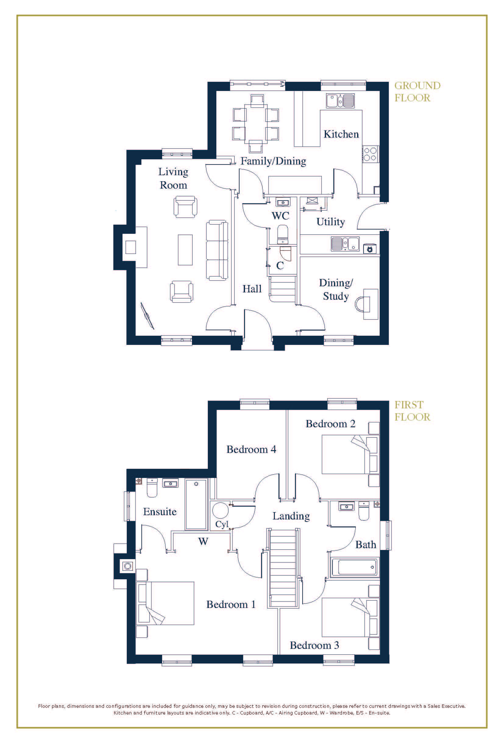 Plot 76, St Andrews Park, Norwich floorplan