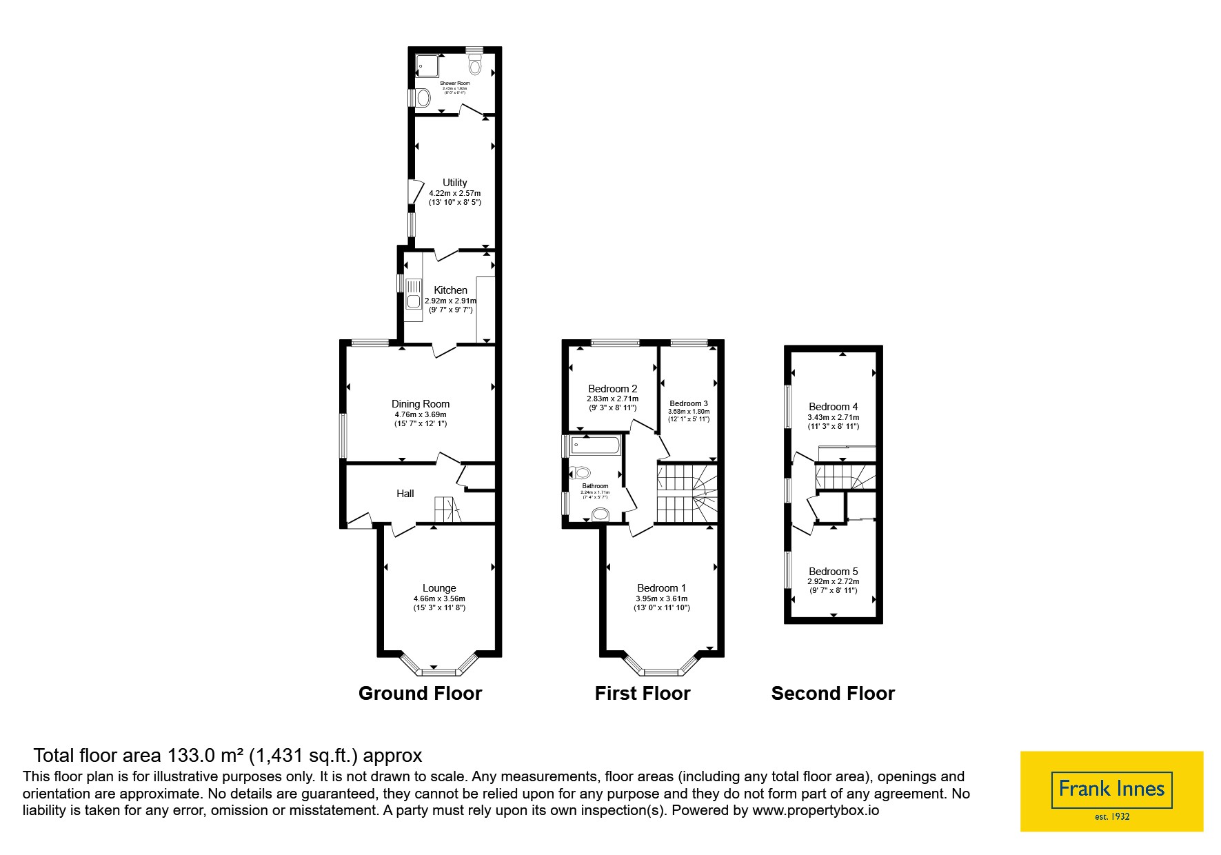 50, Gwendolen Road, Leicester floorplan
