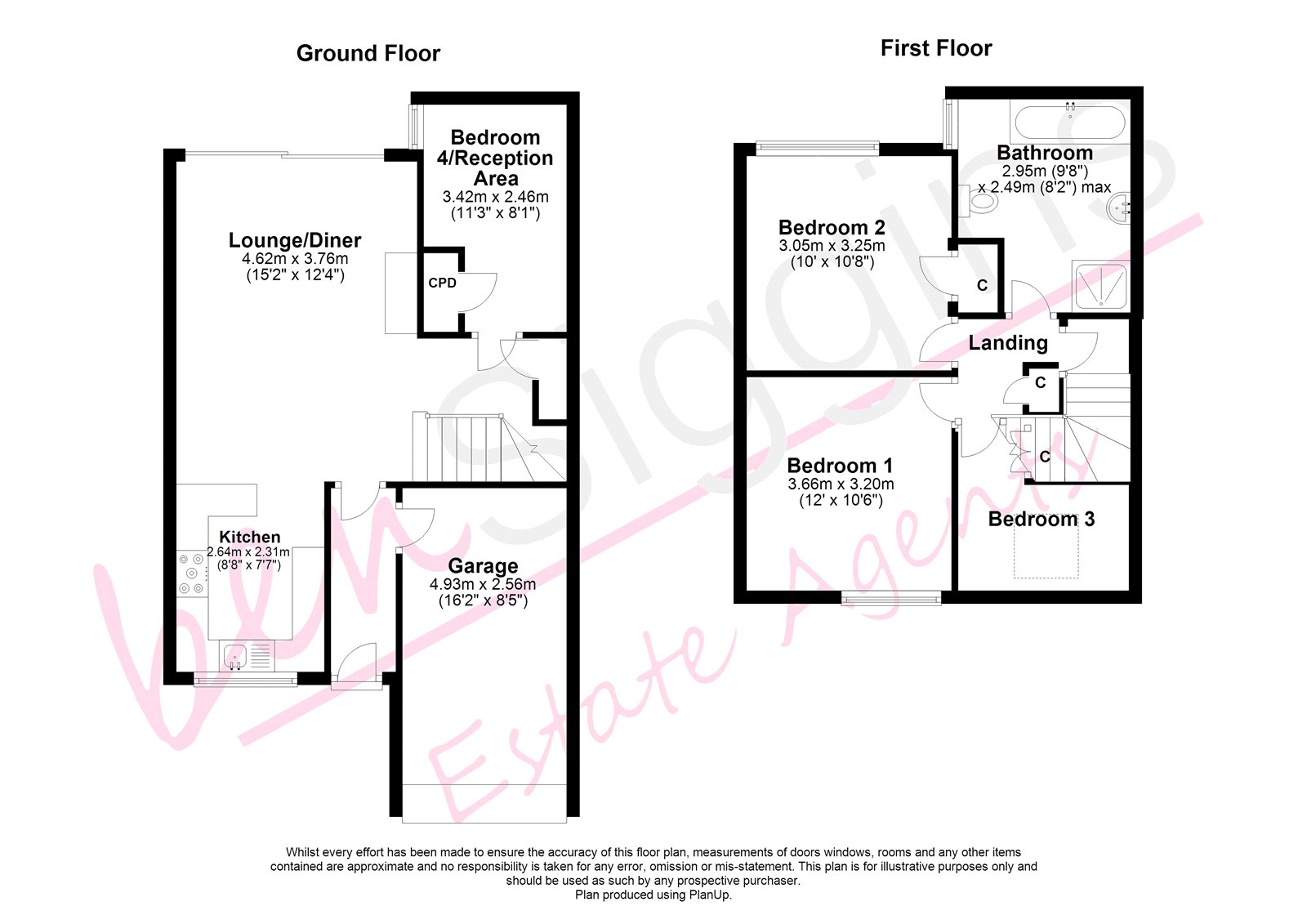 4 Bedrooms Terraced house for sale in Grasslands, Langley, Maidstone, Kent ME17