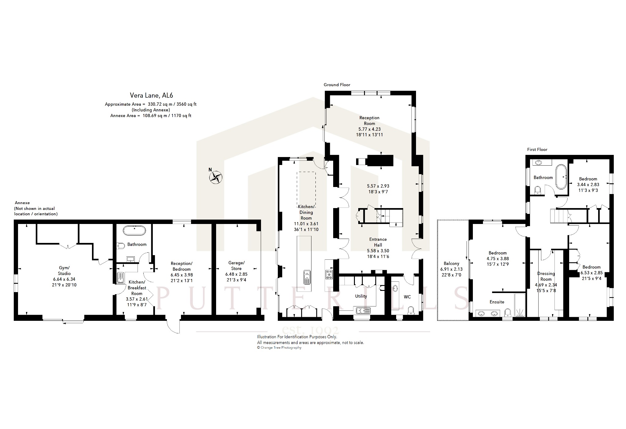 1 Vera Lane, Welwyn, Hertfordshire floorplan
