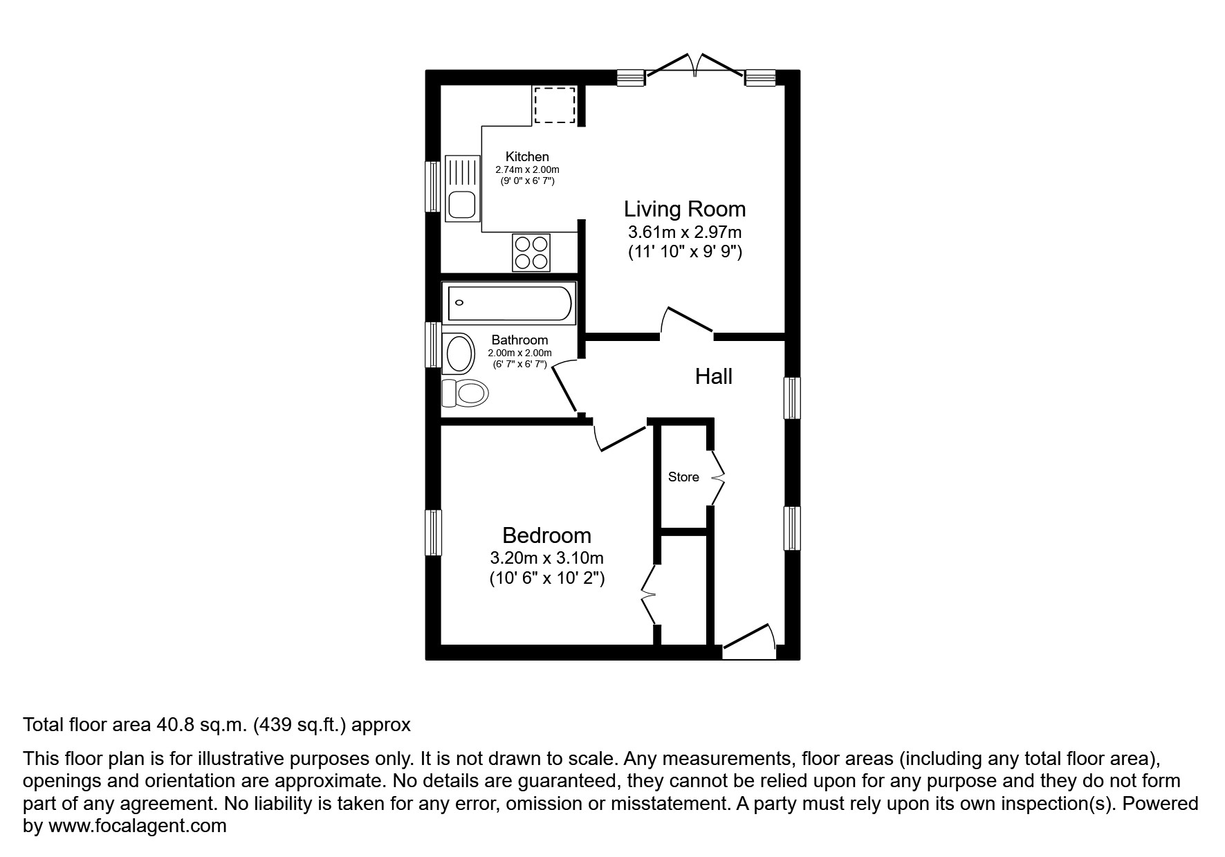 3, Enders Court, Milton Keynes floorplan