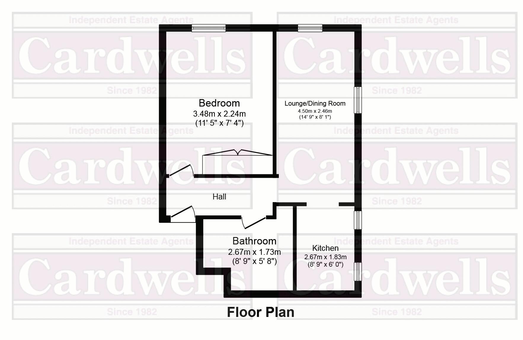 Flat 7 180, High Street, Bolton floorplan