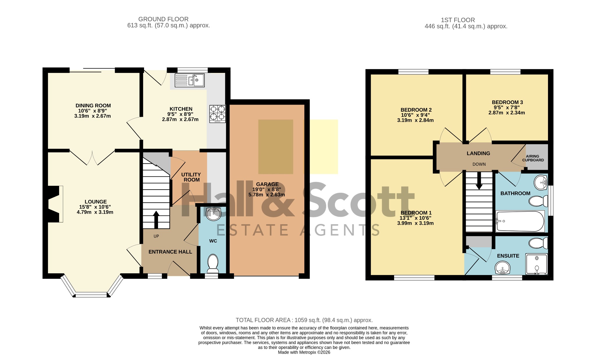 17 Claremont Field, Ottery St Mary floorplan