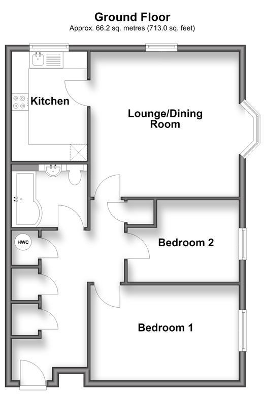 Ambleside Gardens, Sutton floorplan