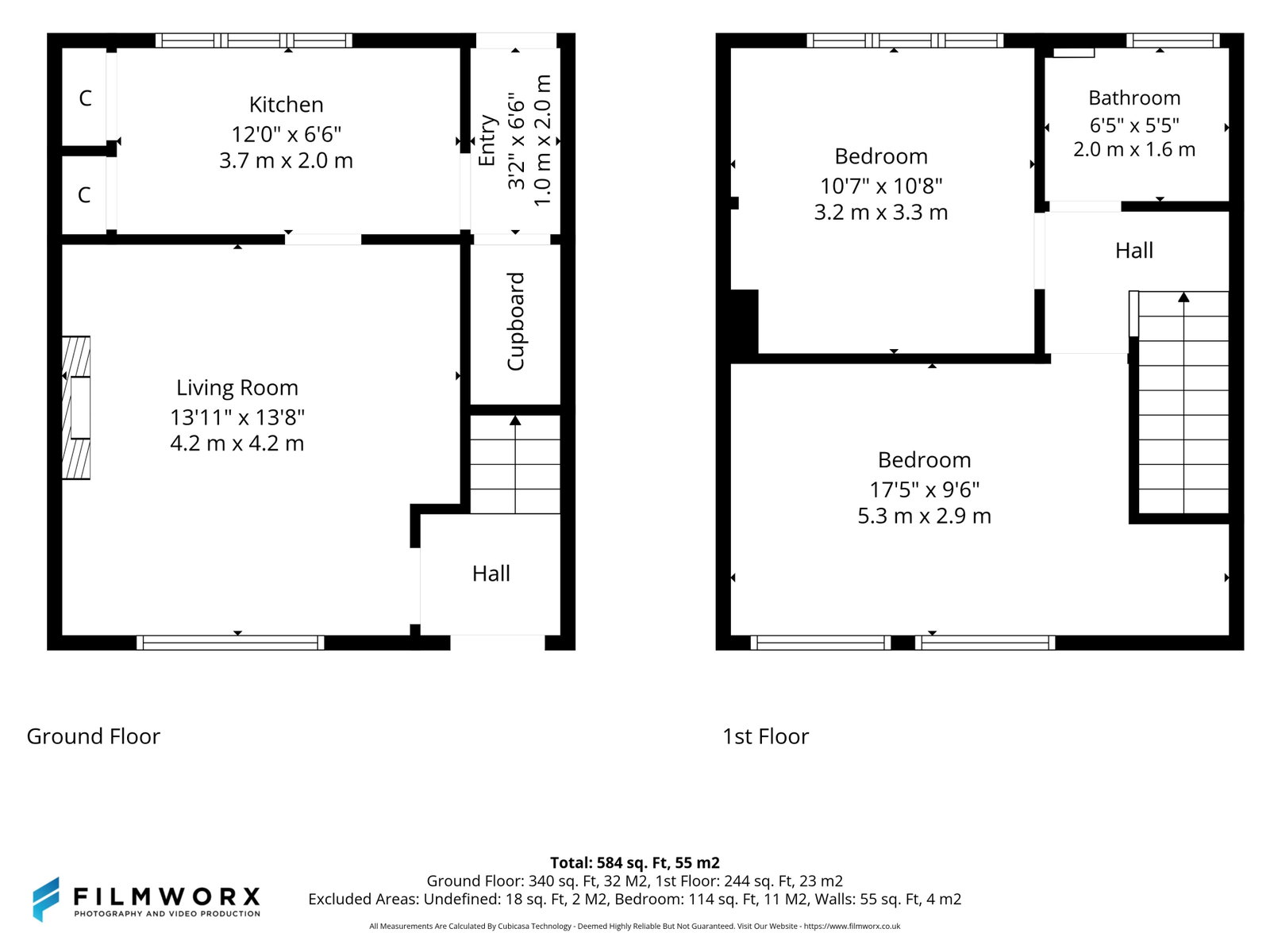 57, Estate Road, Glasgow floorplan