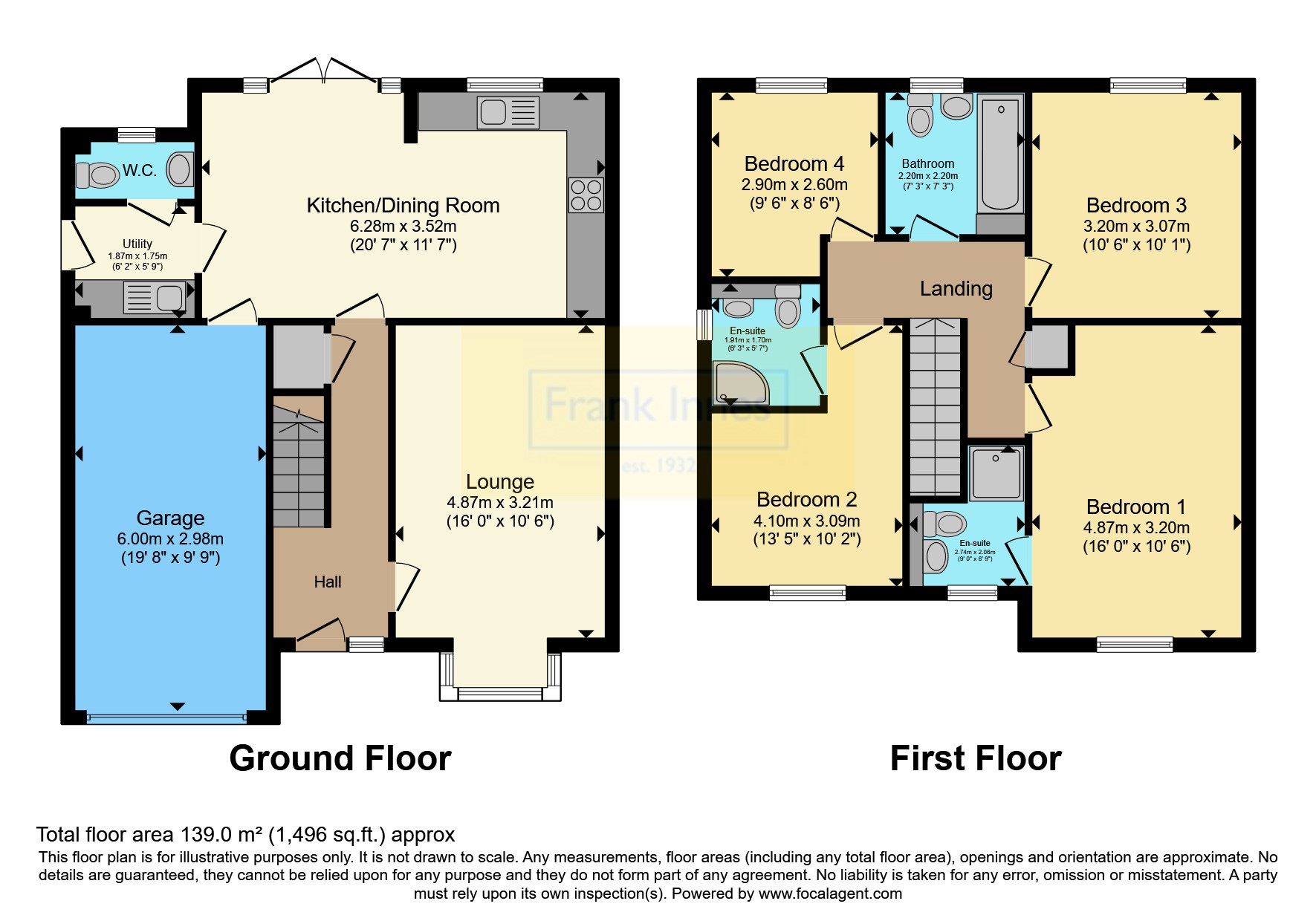 55, Caldwell Road, Swadlincote floorplan