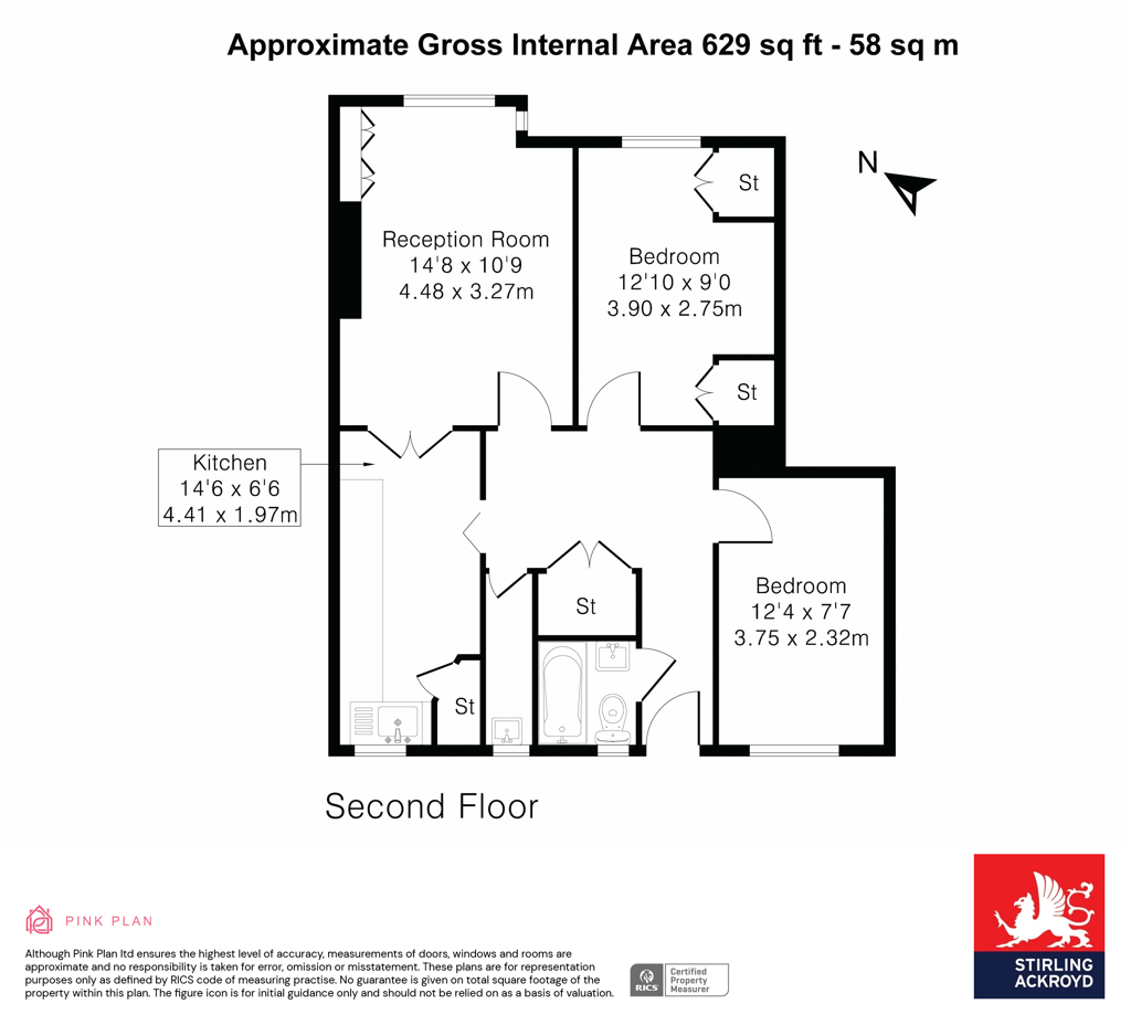 London Road, Thornton Heath CR7, 2 bedroom flat for sale 68320152