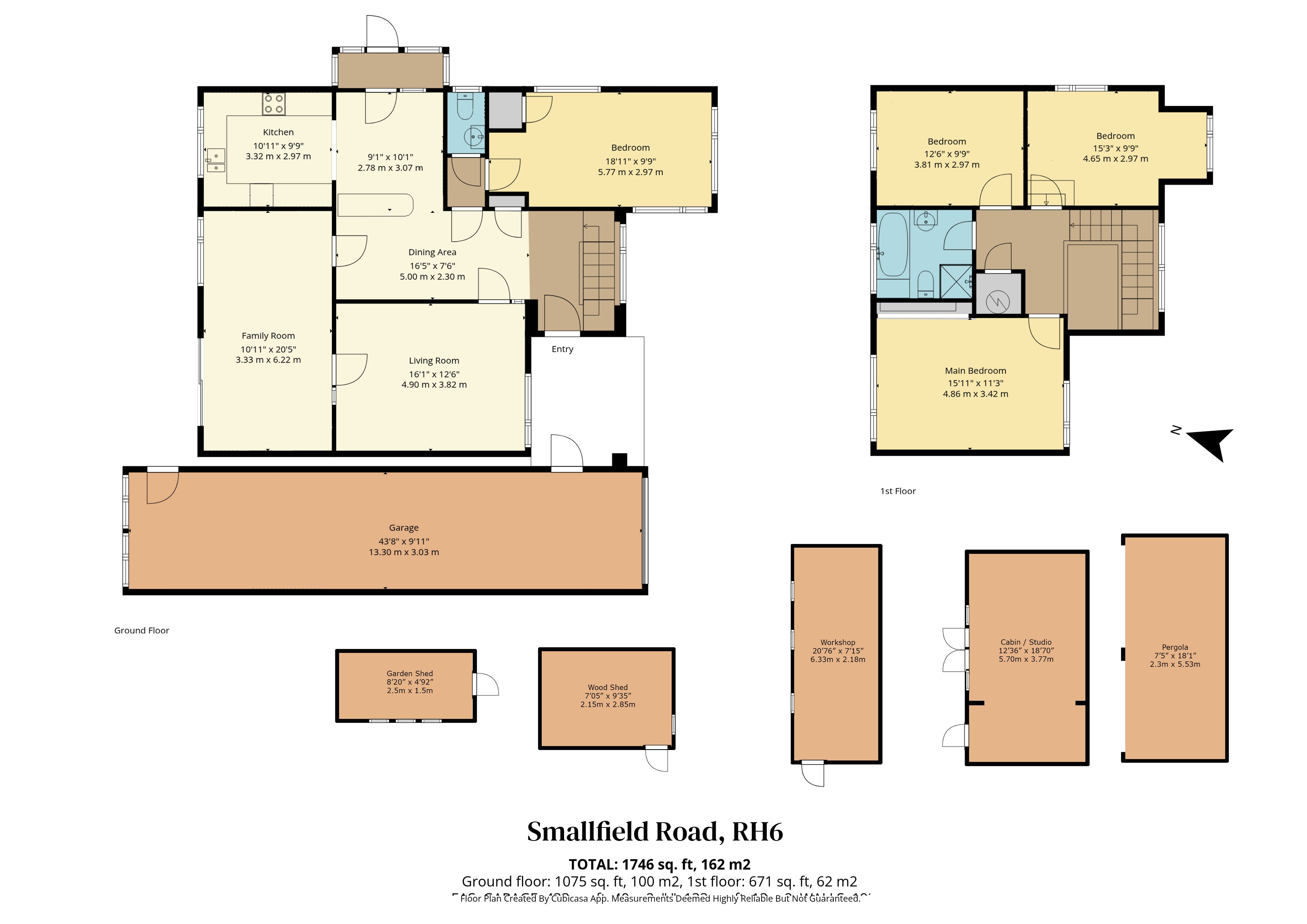 Burstow Brook, 197, Smallfield Road, Surrey floorplan