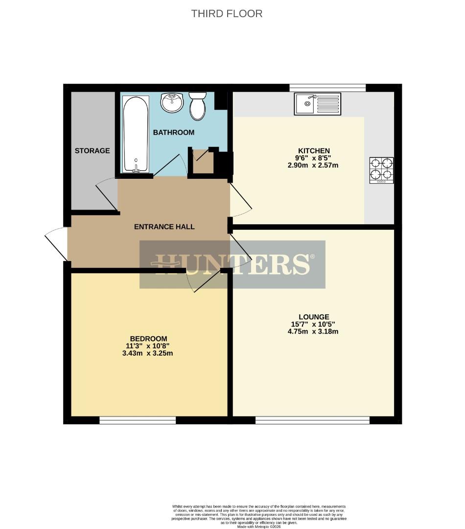 41, Morgan Street, London floorplan