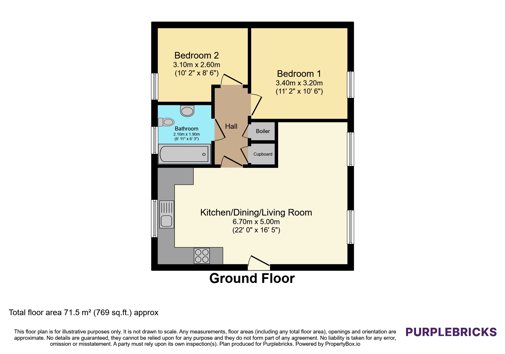 27 Sockburn Close, Leicester floorplan