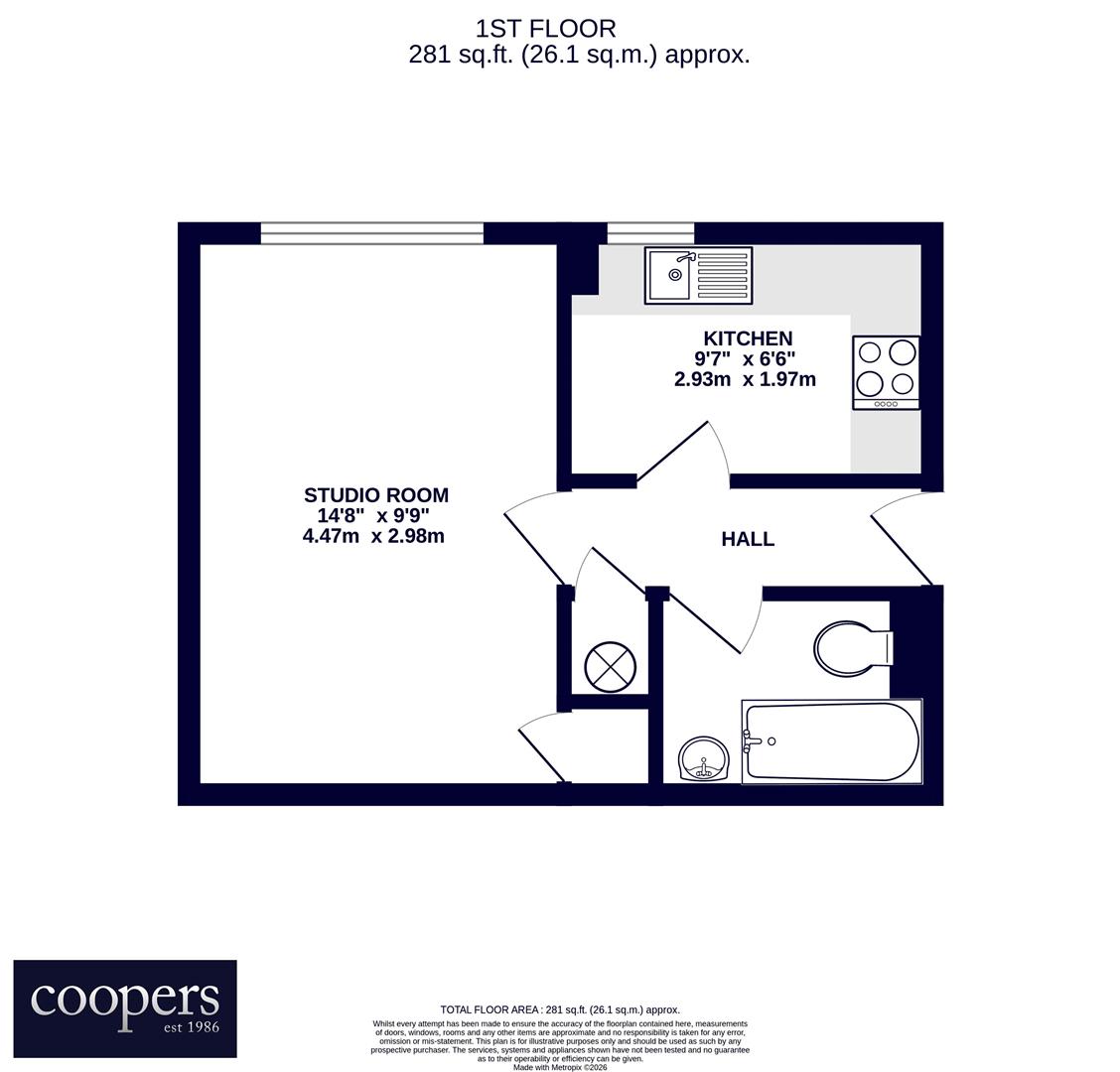 58, Newcourt, Uxbridge floorplan