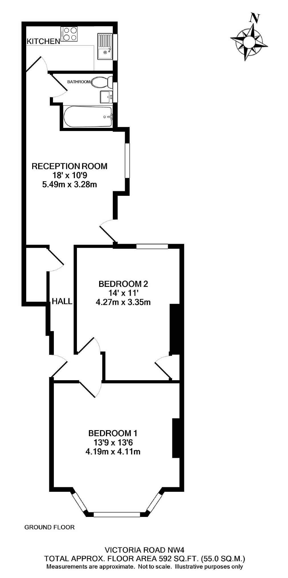Victoria Road, London NW4, 4 bedroom terraced house for sale 61398164