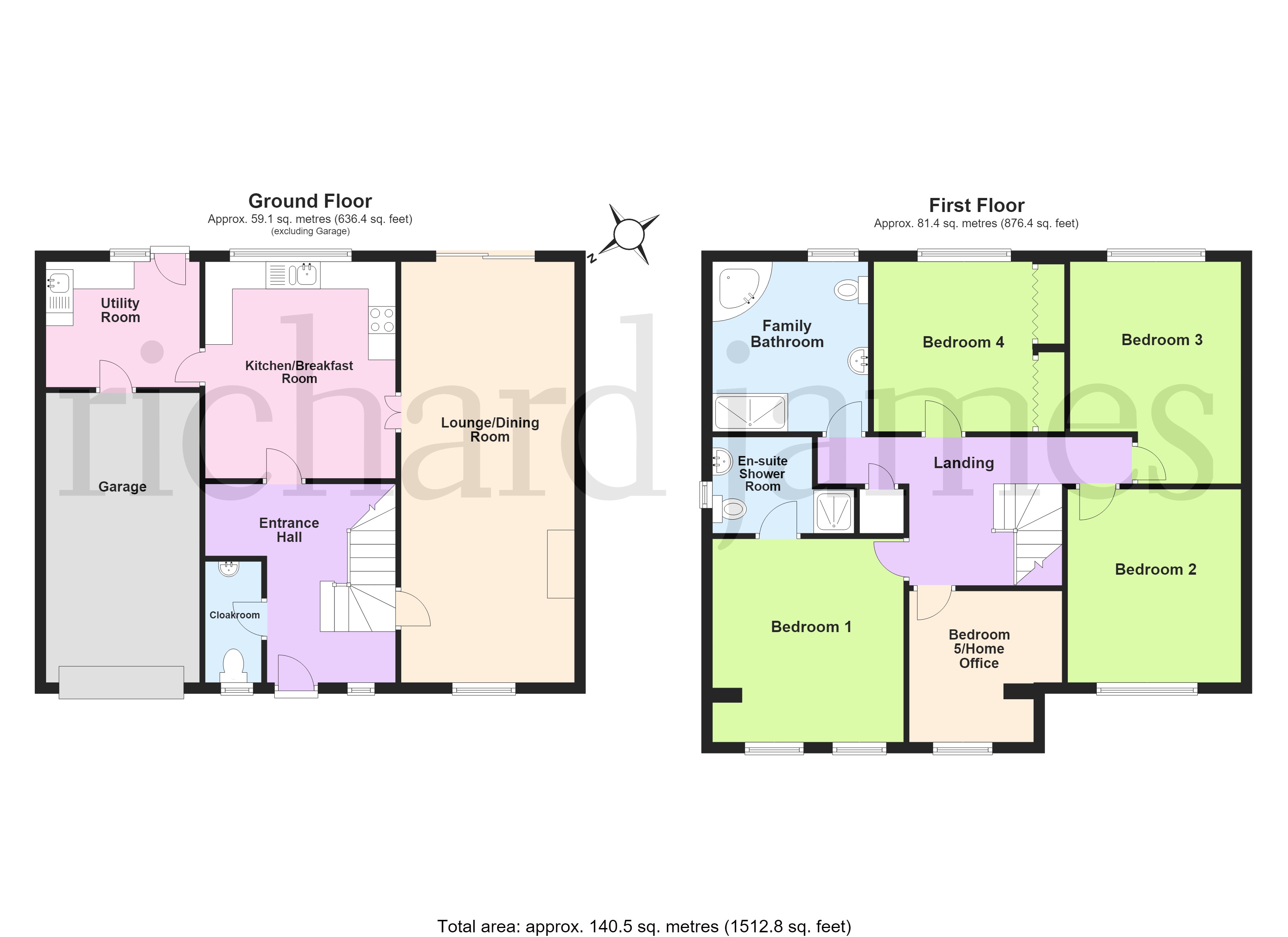 1, Shortwoods Close, Wellingborough floorplan