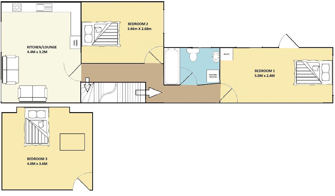 27A, Bentinck Road, Nottingham floorplan